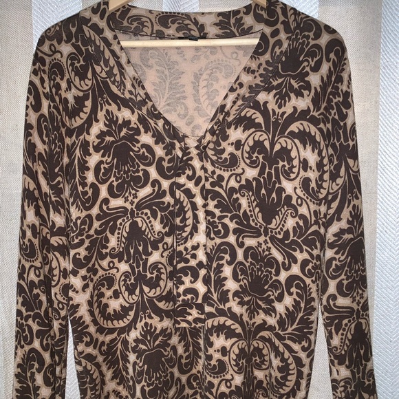 Talbots Tops - Knit 3/4 sleeves with neck tie.